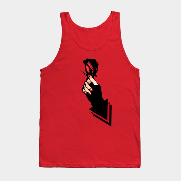 Red Rose Tank Top by MaksciaMind